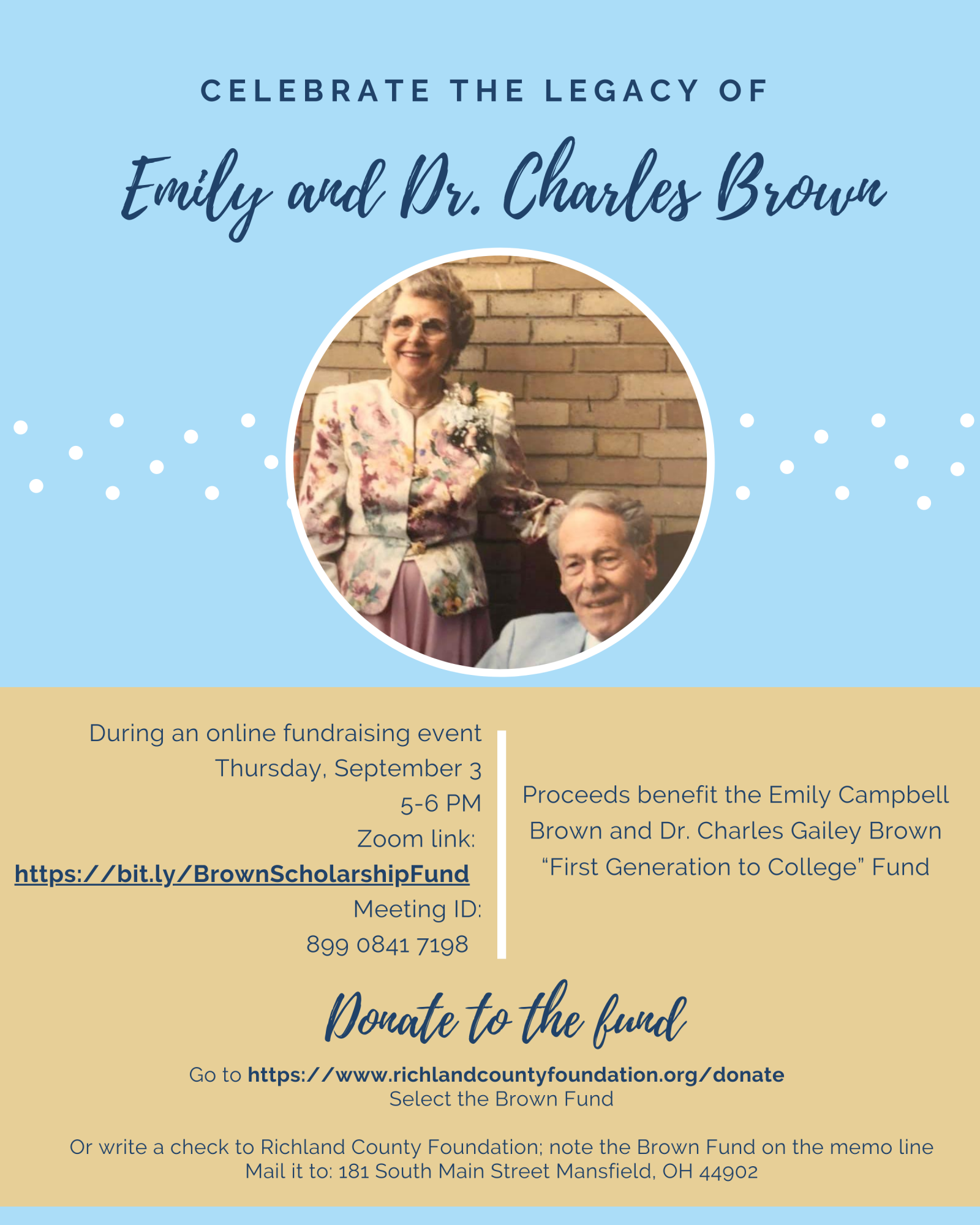 Emily and Dr. Charles Brown